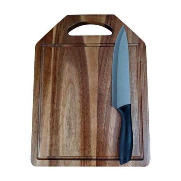 מארז סכין שף וקרש חיתוך