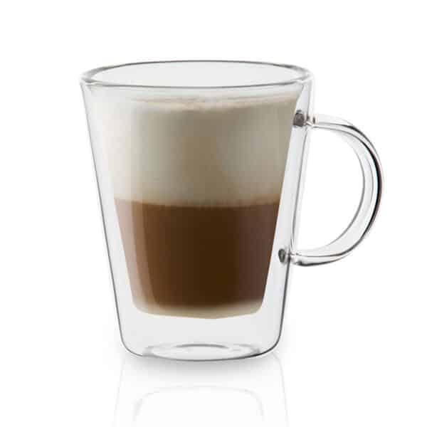 כוס זכוכית כפולה 350 מ כוס זכוכית כפולה 350 מ